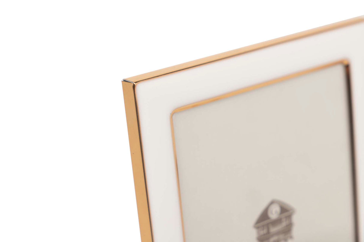 PORTAFOTOS METAL BLANCO 10x15 CM