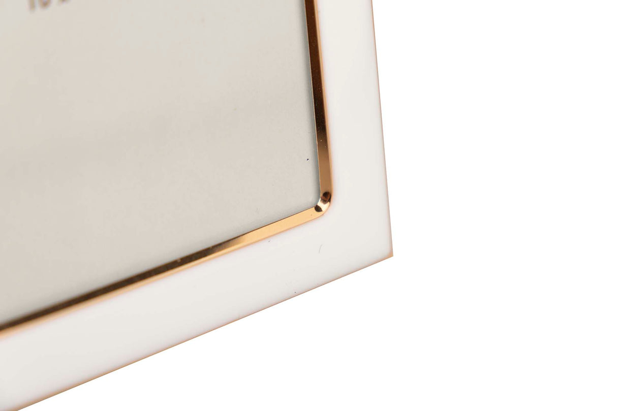 PORTAFOTOS METAL BLANCO 10x15 CM