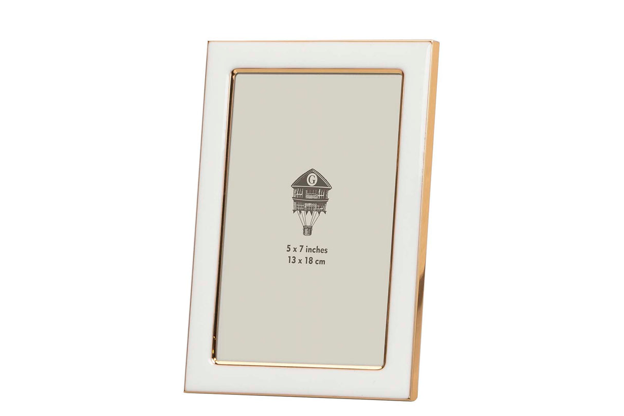 PORTAFOTOS METAL BLANCO 13x18 CM