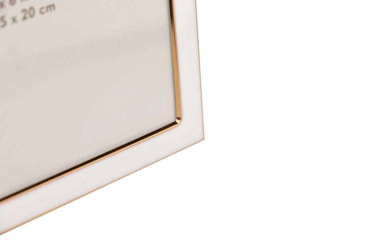 PORTAFOTOS METAL BLANCO 15x20 CM