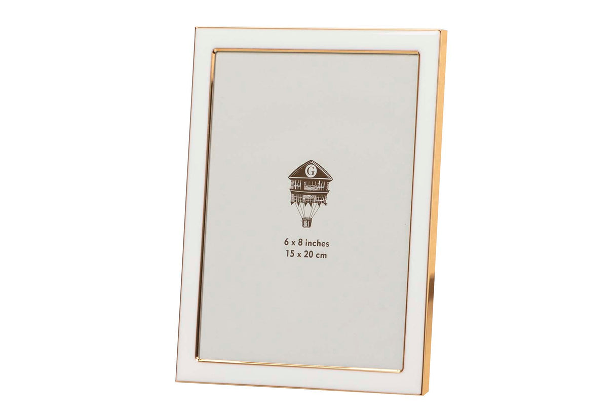 PORTAFOTOS METAL BLANCO 15x20 CM