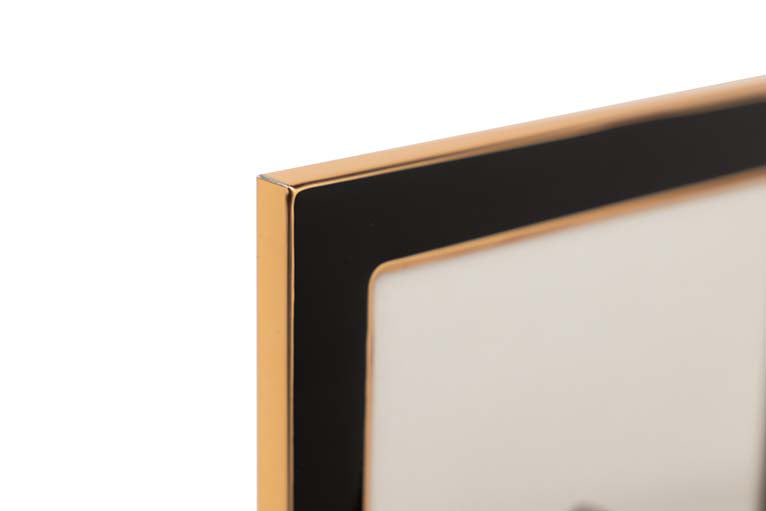 PORTAFOTOS METAL NEGRO 10x15 CM