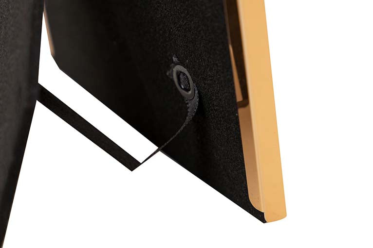 PORTAFOTOS METAL NEGRO 10x15 CM