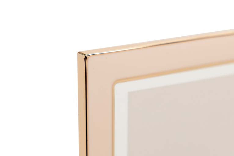 PORTAFOTOS METAL ROSA 10x15 CM