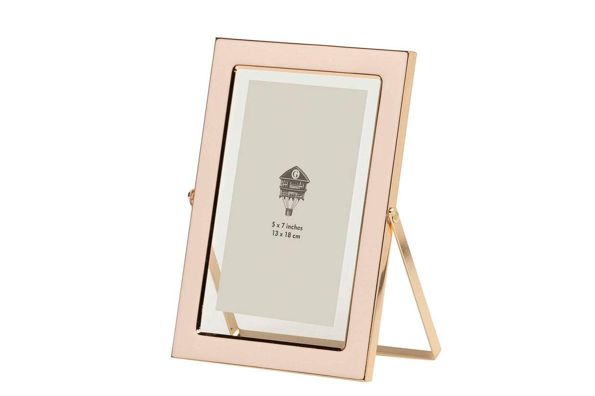 PORTAFOTOS METAL ROSA 13x18 CM