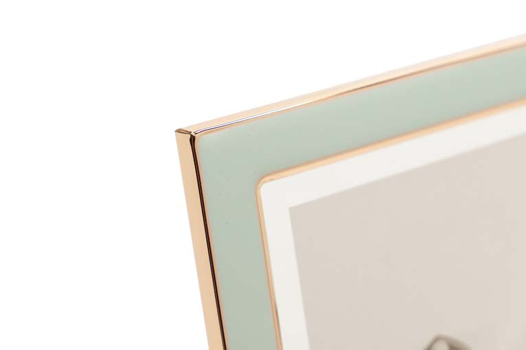 PORTAFOTOS METAL VERDE 10x15 CM