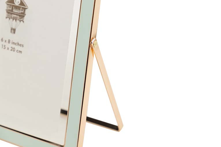 PORTAFOTOS METAL VERDE 15x20 CM