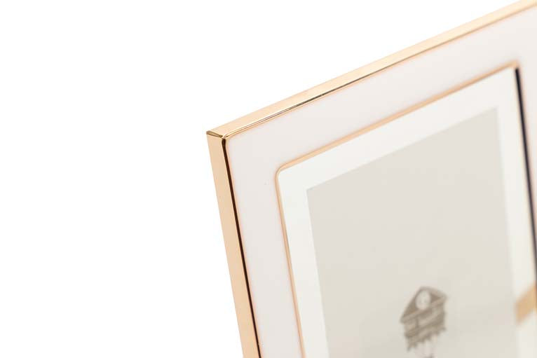 PORTAFOTOS METAL BLANCO 13x18 CM