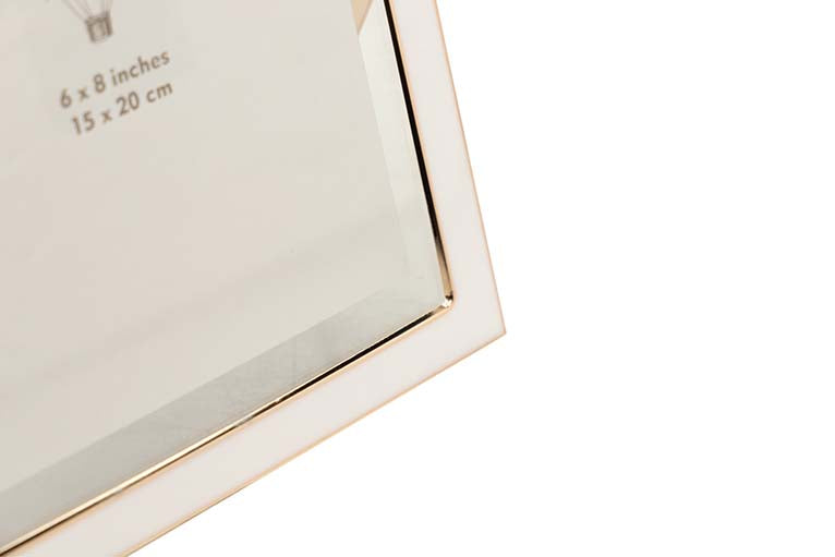 PORTAFOTOS METAL BLANCO 15x20 CM