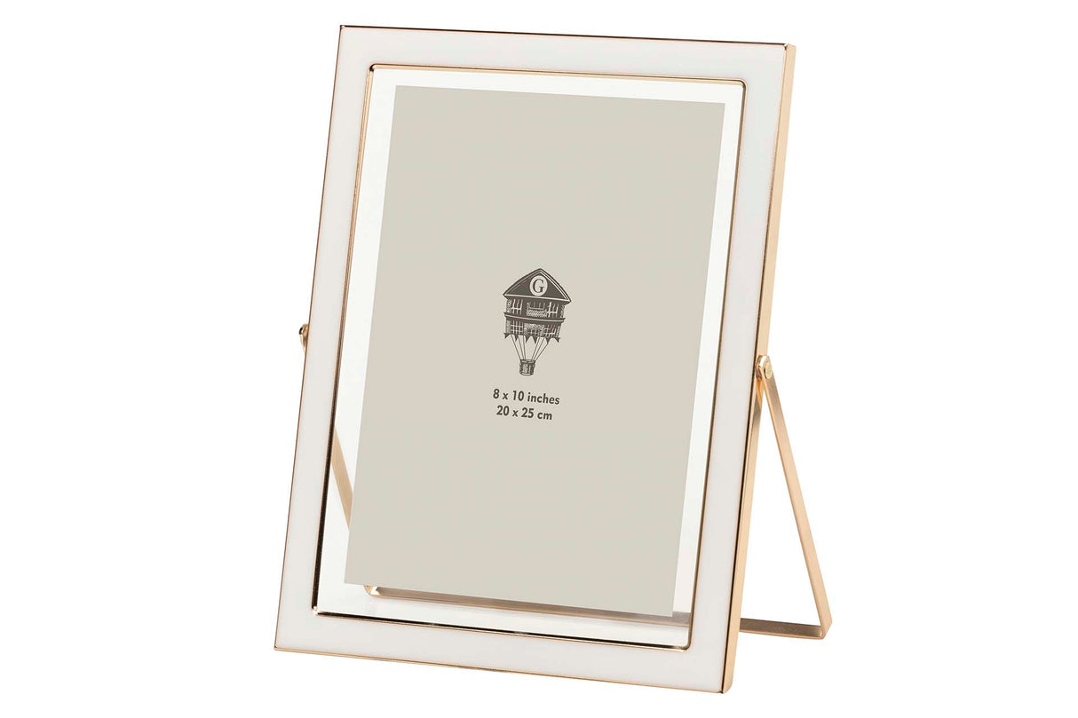 PORTAFOTOS METAL BLANCO 20x25 CM