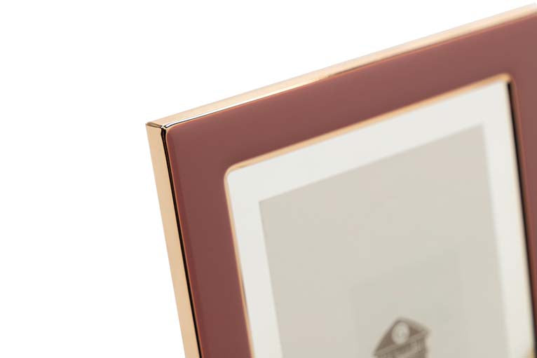 PORTAFOTOS METAL ROSA 13x18 CM