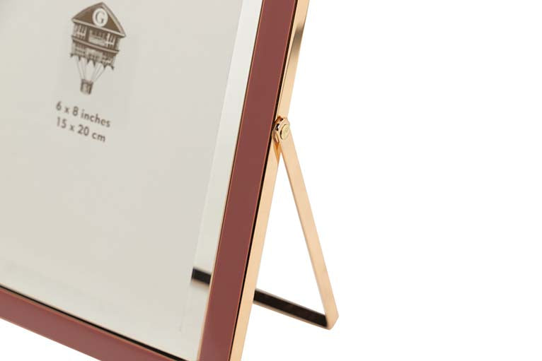 PORTAFOTOS METAL ROSA 15x20 CM