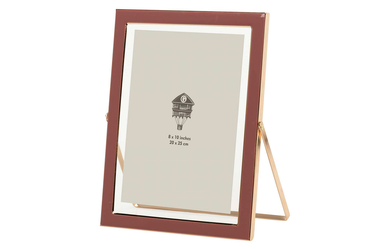 PORTAFOTOS METAL ROSA 20x25 CM