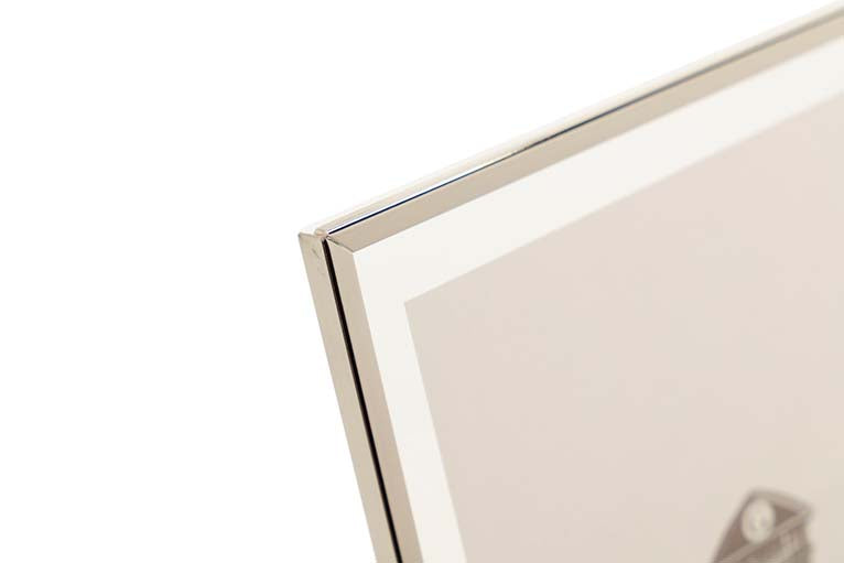 PORTAFOTOS METAL PLATEADO 10x15 CM