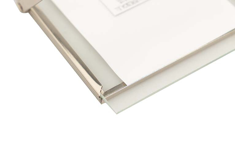 PORTAFOTOS METAL PLATEADO 10x15 CM