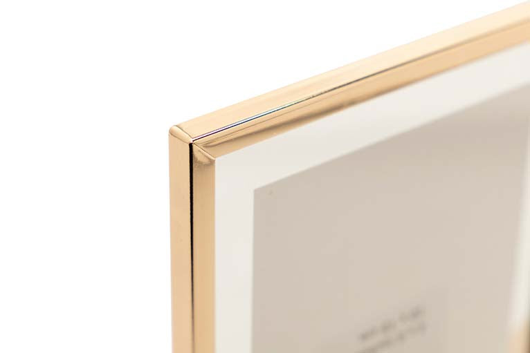 PORTAFOTOS METAL DORADO 10x15 CM