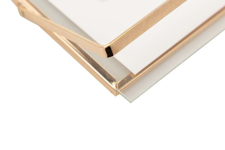 PORTAFOTOS METAL DORADO 10x15 CM