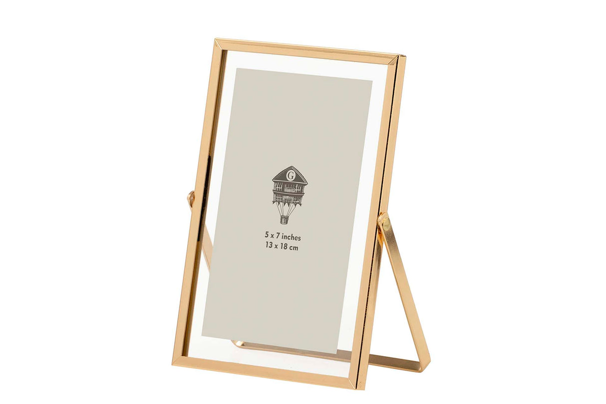 PORTAFOTOS METAL DORADO 13x18 CM