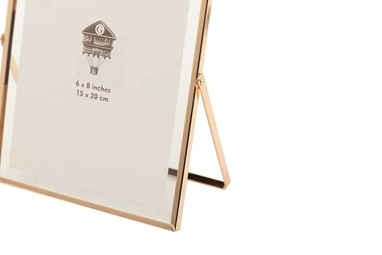 PORTAFOTOS METAL DORADO 15x20 CM