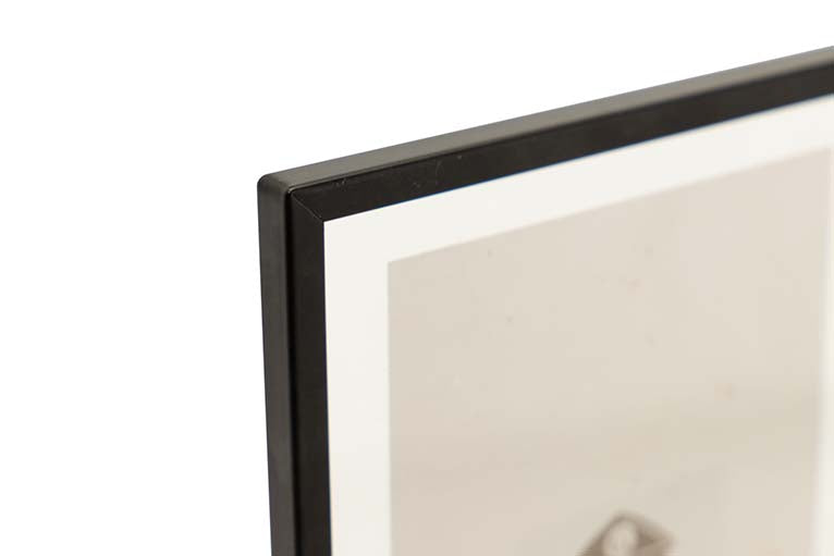 PORTAFOTOS METAL NEGRO 10x15 CM