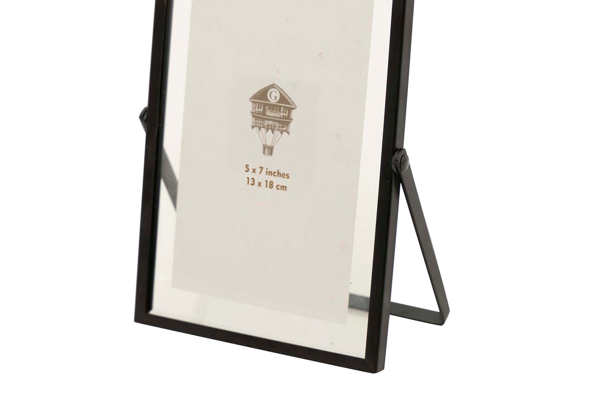 PORTAFOTOS METAL NEGRO 13x18 CM