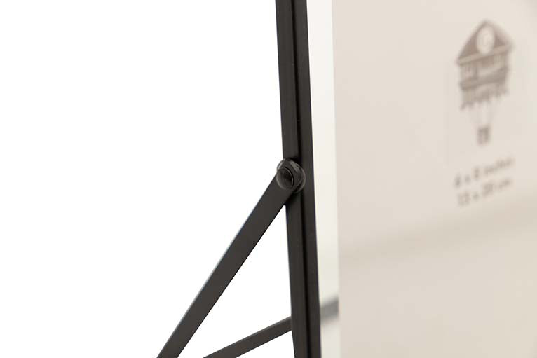 PORTAFOTOS METAL NEGRO 15x20 CM