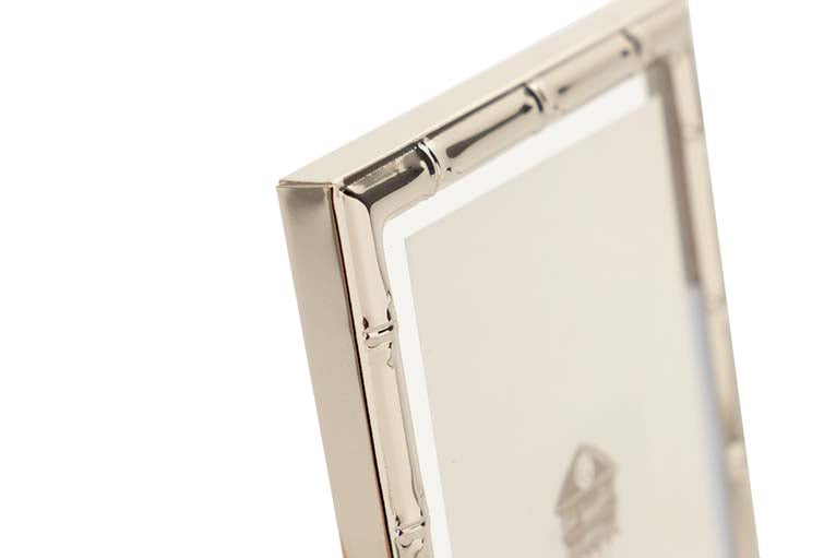 PORTAFOTOS METAL PLATEADO 10x15 CM