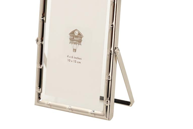 PORTAFOTOS METAL PLATEADO 10x15 CM