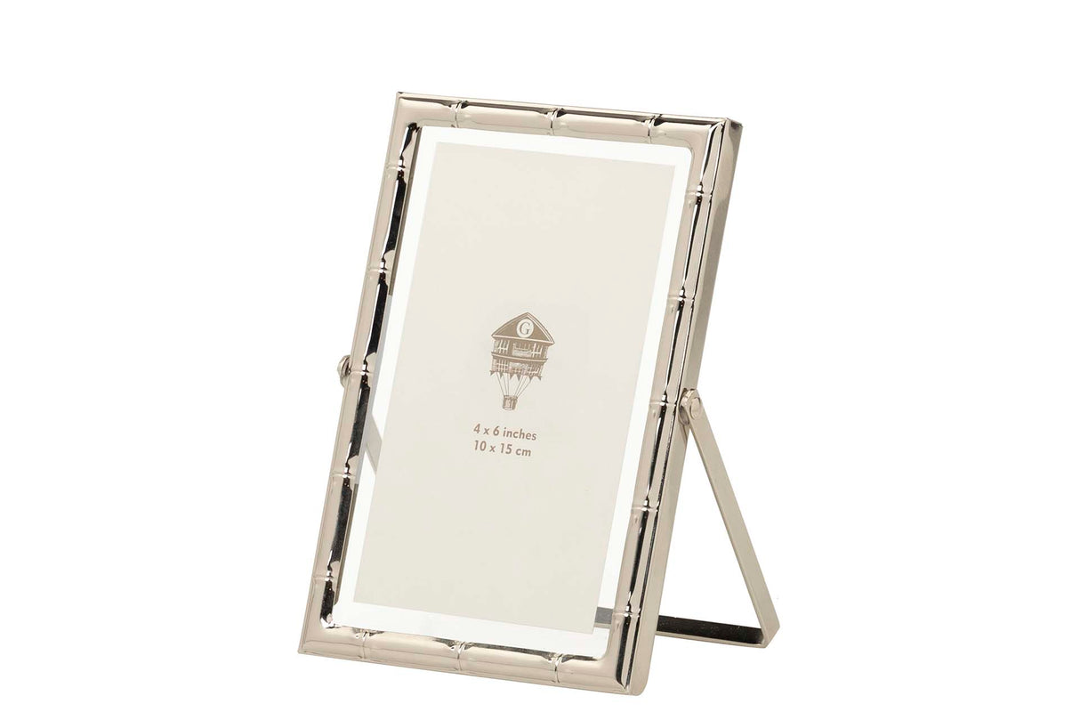 PORTAFOTOS METAL PLATEADO 10x15 CM