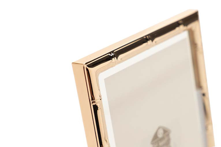 PORTAFOTOS METAL DORADO 10x15 CM