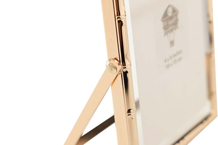 PORTAFOTOS METAL DORADO 10x15 CM