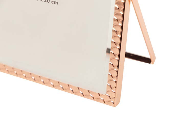 PORTAFOTOS METAL ROSA 20x25 CM