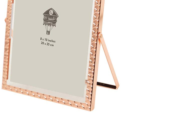 PORTAFOTOS METAL ROSA 20x25 CM