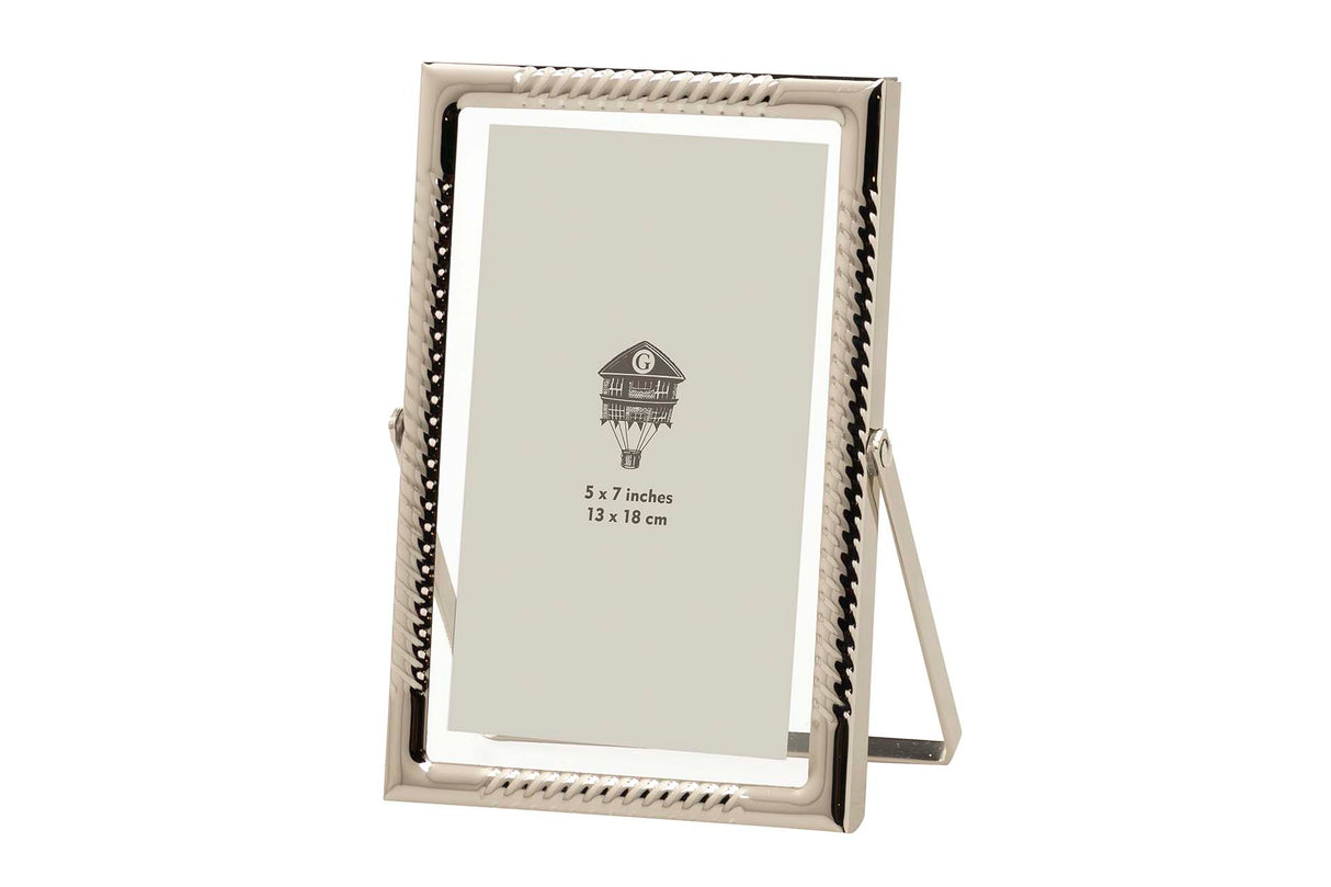 PORTAFOTOS METAL PLATEADO 13x18 CM