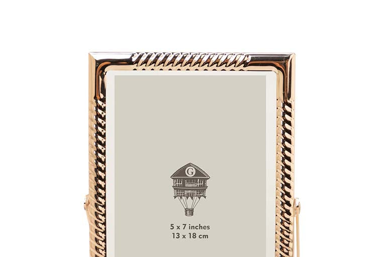 PORTAFOTOS METAL DORADO 13x18 CM