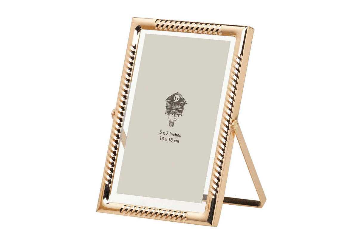 PORTAFOTOS METAL DORADO 13x18 CM