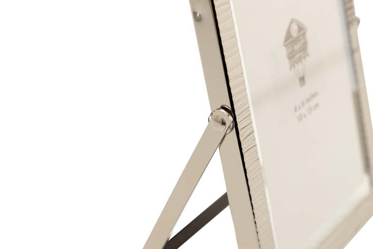 PORTAFOTOS METAL PLATEADO 10x15 CM