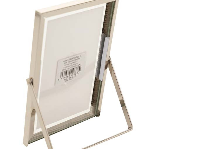 PORTAFOTOS METAL PLATEADO 13x18 CM