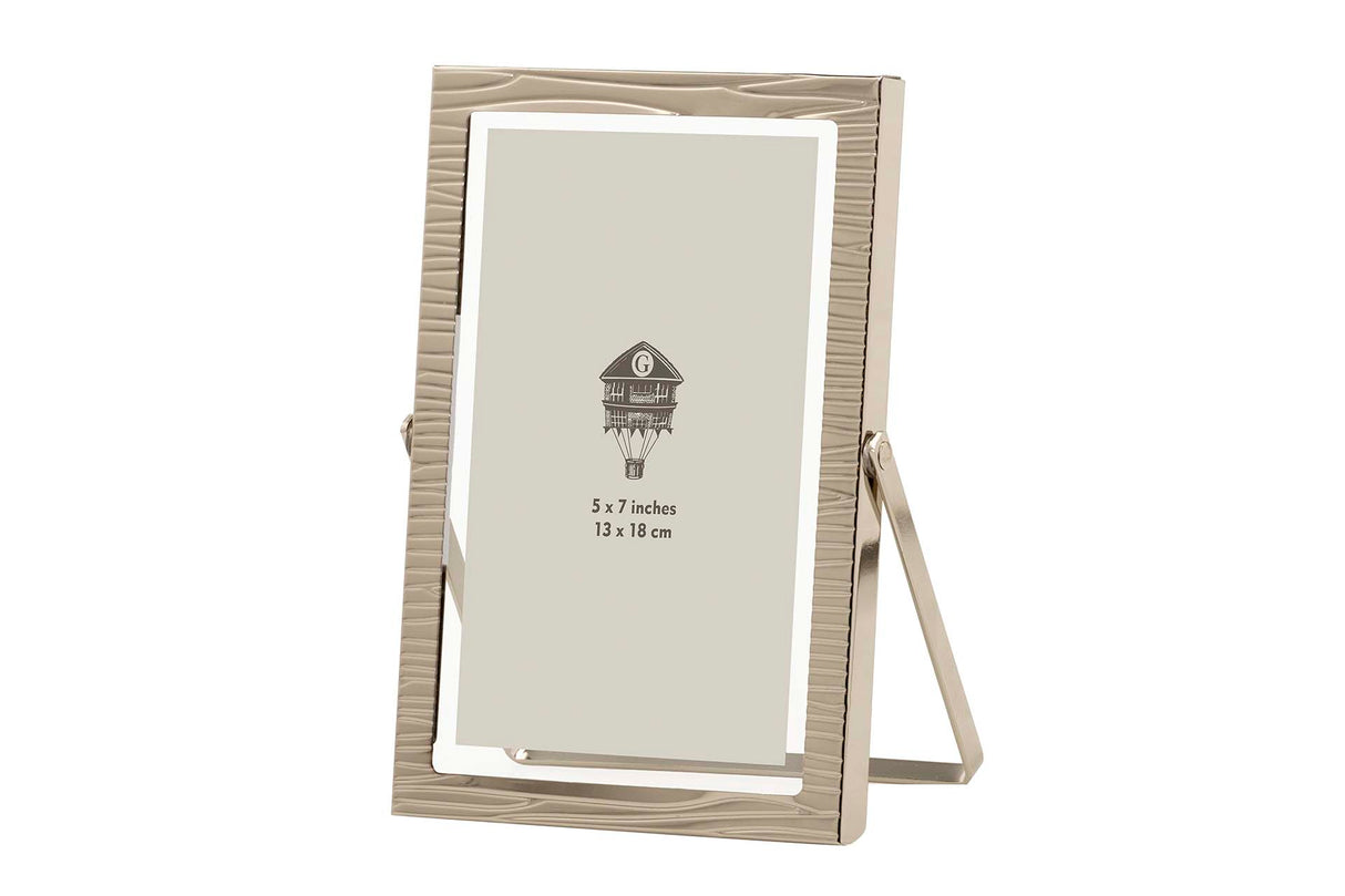 PORTAFOTOS METAL PLATEADO 13x18 CM