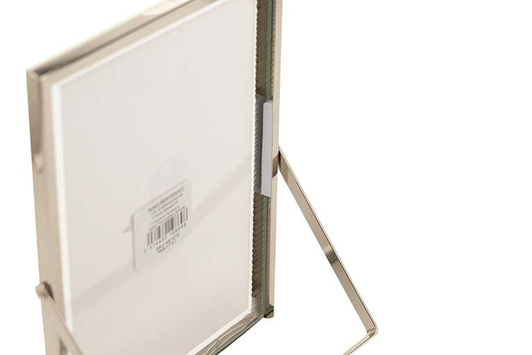 PORTAFOTOS METAL PLATEADO 15x20 CM