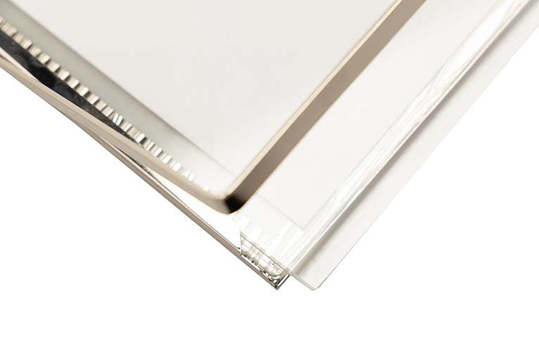 PORTAFOTOS METAL PLATEADO 15x20 CM