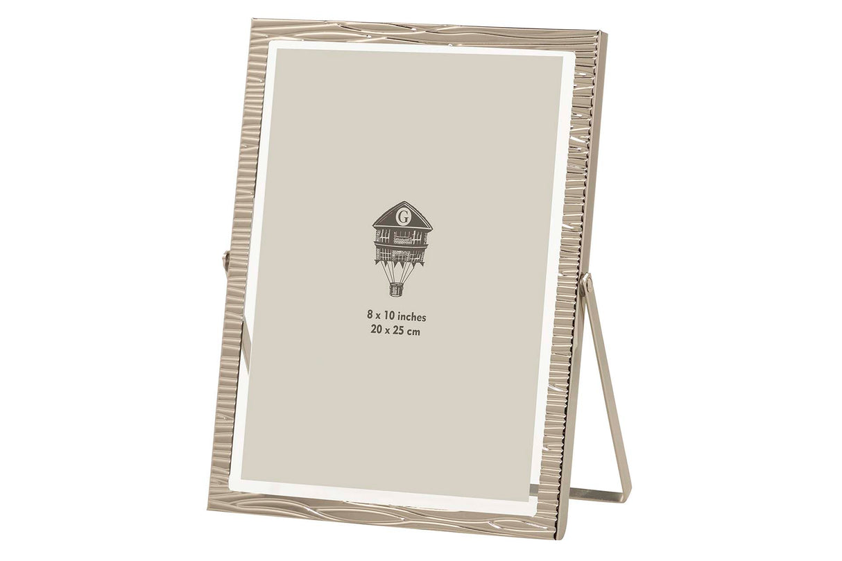 PORTAFOTOS METAL PLATEADO 20x25 CM