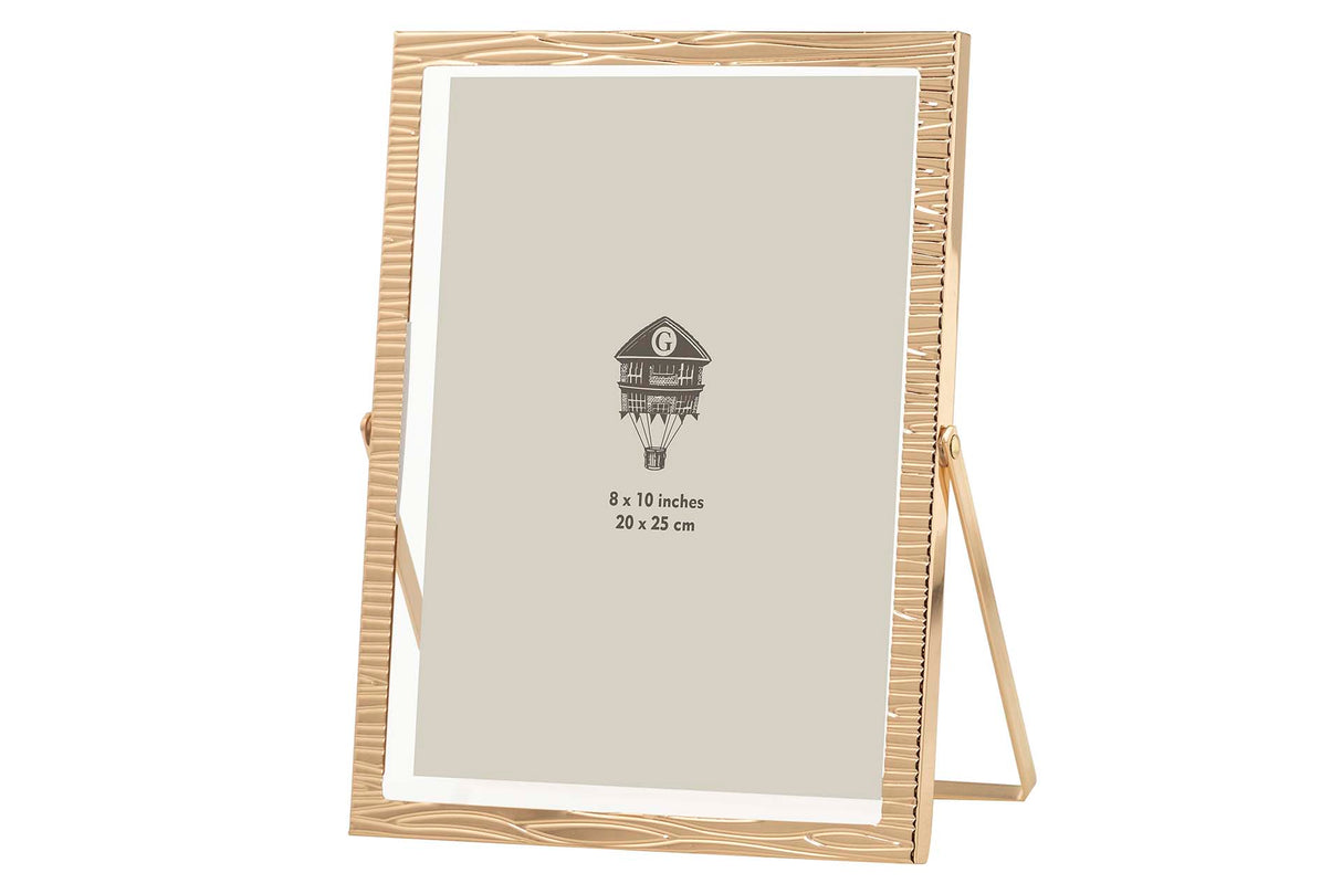 PORTAFOTOS METAL DORADO 20x25 CM