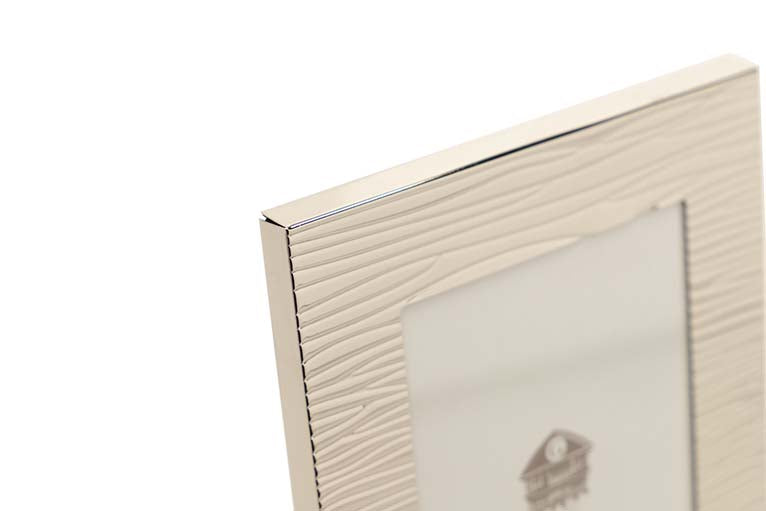 PORTAFOTOS METAL PLATEADO 10x15 CM