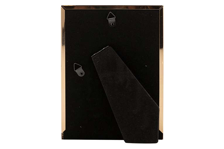 PORTAFOTOS METAL DORADO 10x15 CM