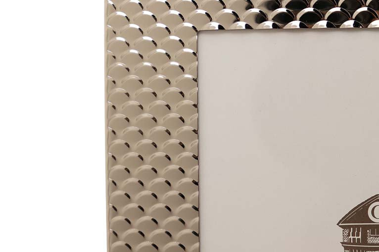 PORTAFOTOS METAL PLATEADO 15x20 CM