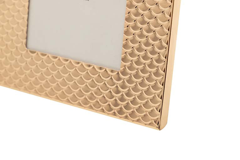 PORTAFOTOS METAL DORADO 10x15 CM