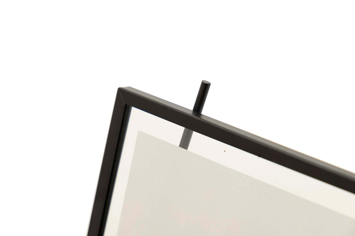 PORTAFOTOS METAL NEGRO 18x13 CM