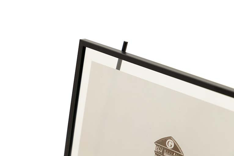 PORTAFOTOS METAL NEGRO 25x20 CM