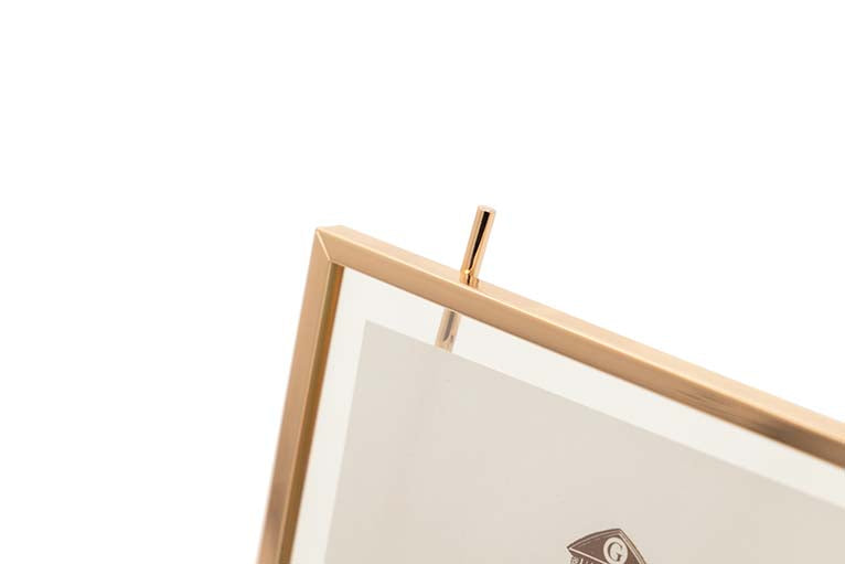 PORTAFOTOS METAL DORADO 18x13 CM